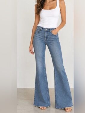 NWT Joie Light Blue Flare Jeans
